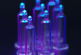 UV curing glass adhesive is used for needle bonding | © Panacol